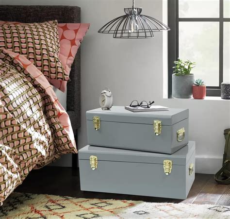 pretty metal small boxes|michaels metal storage boxes.